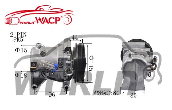 RC.600.225 Compressor de ar condicionado para automóveis 51786321 Para Palio Fire Uno Siena WXFT023
