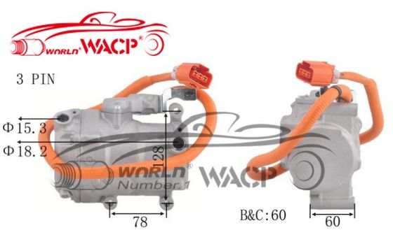 OEM 8837047010 700510539 Compressor de ar condicionado elétrico ES18C Para Toyota para Priusi W1 W2 1.5 WXHB002