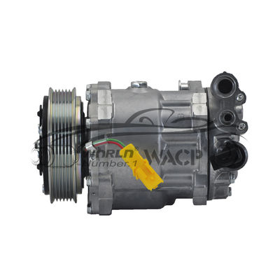 9800849780 Compressor de CA de carro 7C16 6PK Para Peugeot407 CitroenC5 C6 2.7 3.0 WXPG054