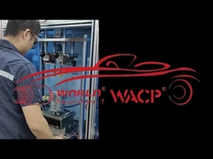 Teste de pressão do compressor de ar condicionado automotivo na fábrica da China