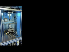 Ensaios de pressão e montagem de compressores de ar condicionado para automóveis