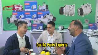 Equipe profissional de peças de ar condicionado automotivo Guangzhou Weixing