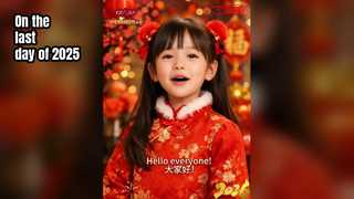 No último dia de 2025, desejo um feliz ano novo e tudo de bom. Feliz Ano Novo